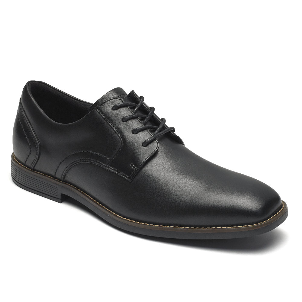 Rockport Snøre Sko Herre Svart - Slayter Plain Toe Shoe - MVUK02359